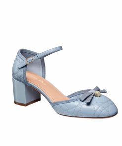 Dior Ballet Pump Quilted Cannage Calfskin Pale Blue Kdv273Cqc S26N T375