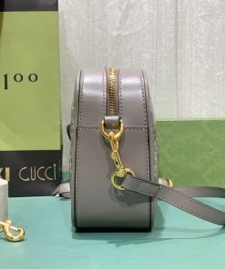 Gucci Gg Matelasse Leather Small Bag Grey 702234 Um8Hg 1563