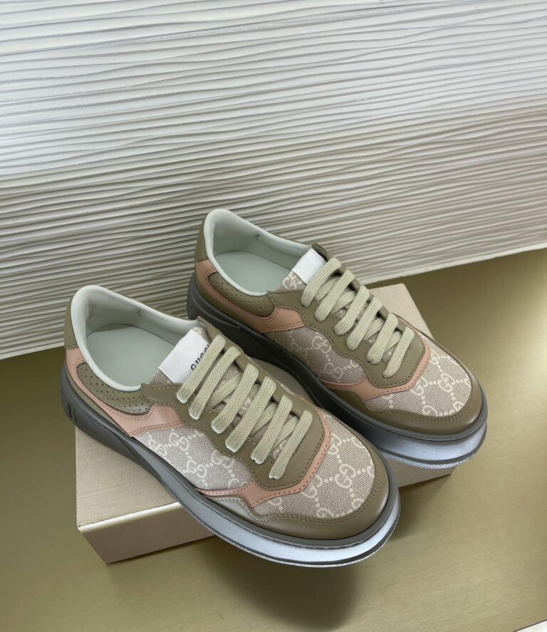 Gucci Women'S Sneaker White And Beige 700775 Upg90 9595 - Image 4