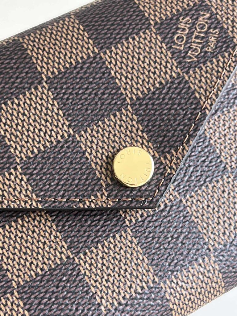 Louis Vuitton Damier Ebene Victorine Wallet Pink N61700 - Image 5