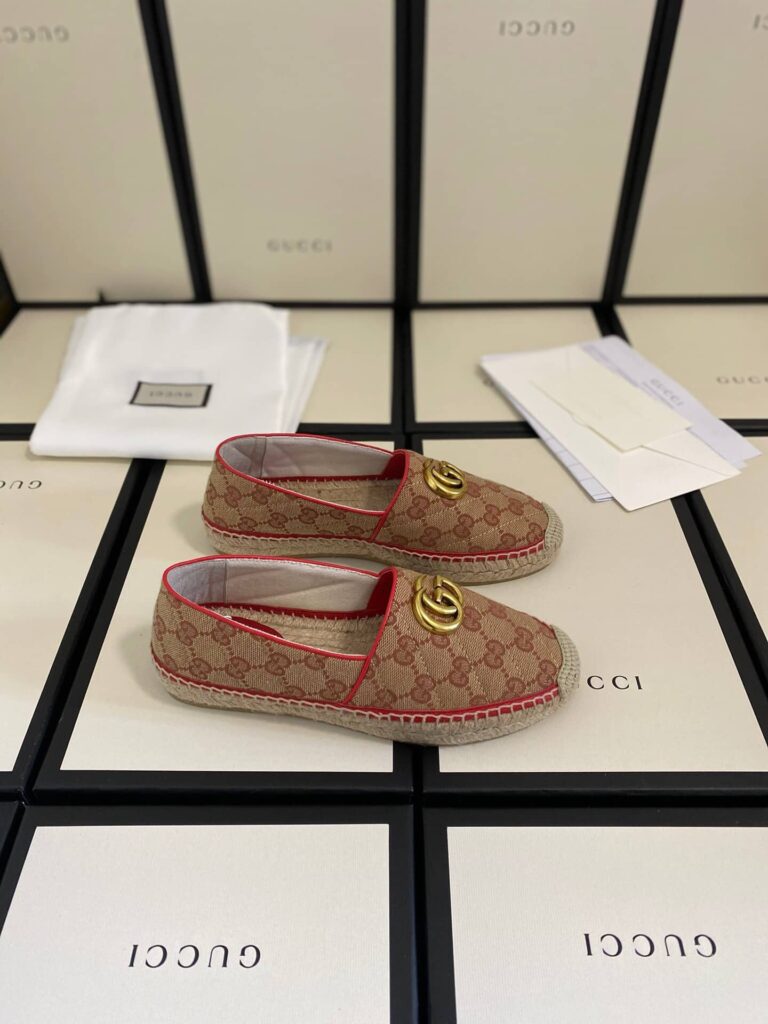 Gucci Women's Matelassé Canvas Espadrille 621239 Kqwm0 9765 - Image 10