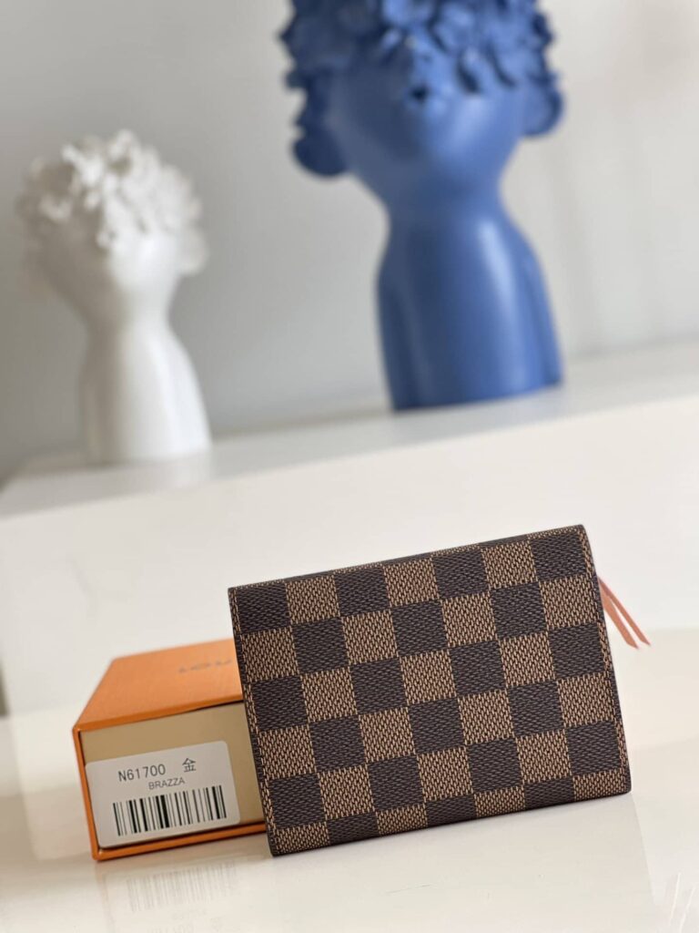 Louis Vuitton Damier Ebene Victorine Wallet Pink N61700 - Image 2
