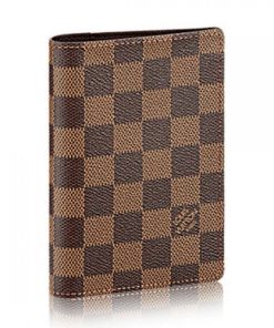 Louis Vuitton Damier Ebene Canvas Passport Cover N60189