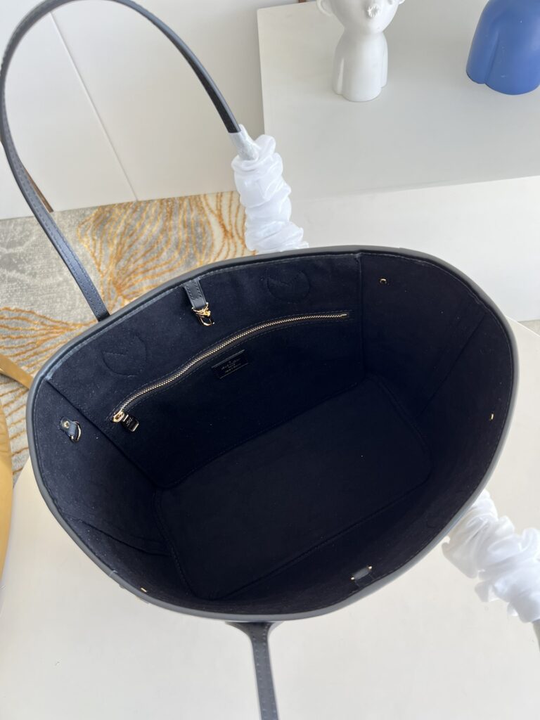 Louis Vuitton Neverfull Mm 31Cm Begie And Black M46039 - Image 6