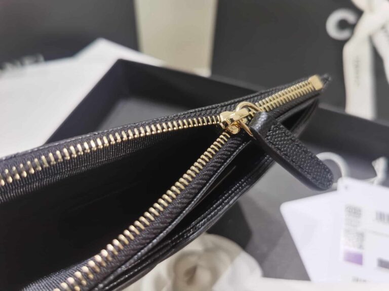 Chanel Small Pouch 19Cm Black A81942 - Image 7