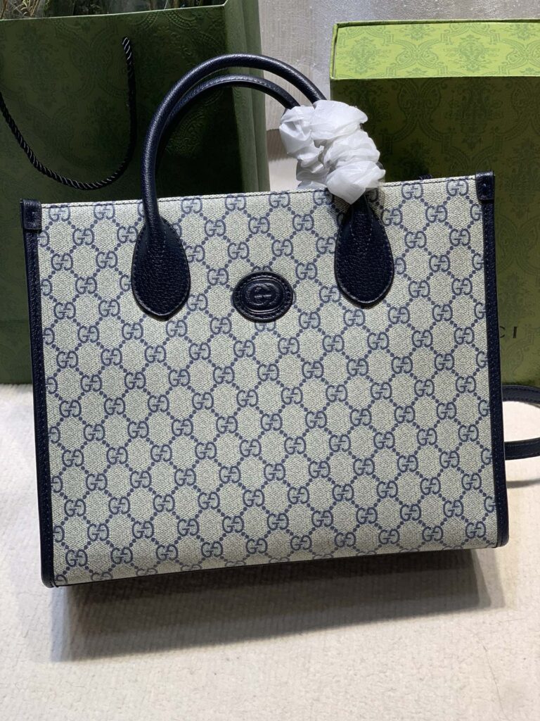 Gucci Tote Bag With Interlocking G 31Cm 659983 K9Gsn 4075 - Image 3