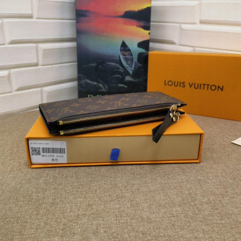 Louis Vuitton Monogram Wallet Adele Black M61269 - Image 8