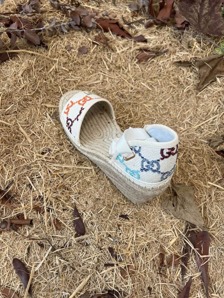 Gucci Women's Platform Espadrille Sandals ?652895 Uft80 8469 - Image 9