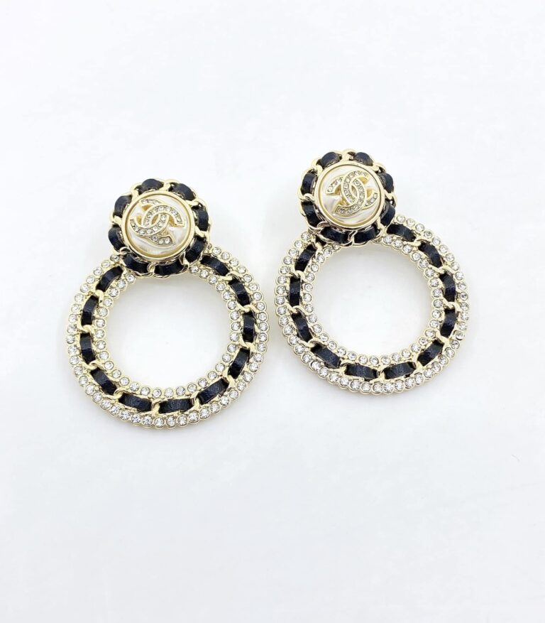 Chanel Hoop Earrings - Image 5