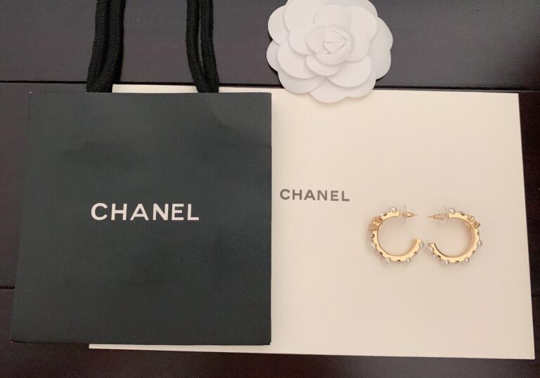 Chanel Hoop Earrings - Image 5