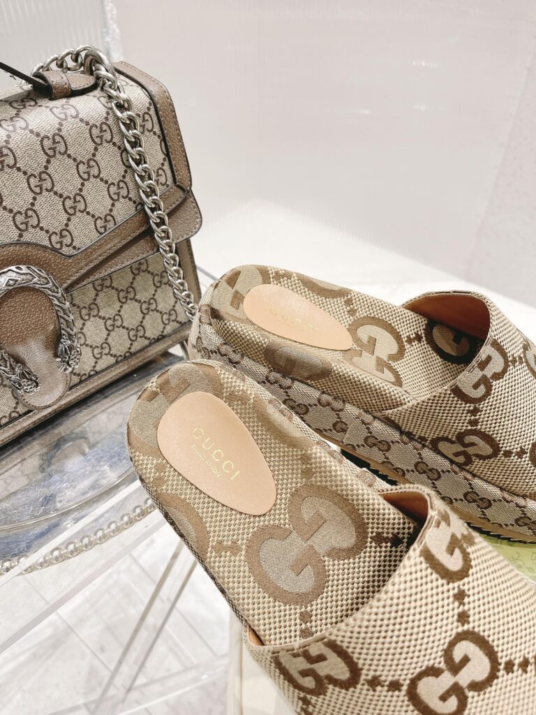 Gucci Women's Platform Slide Sandal Camel 623212 Uko00 2580 - Image 10