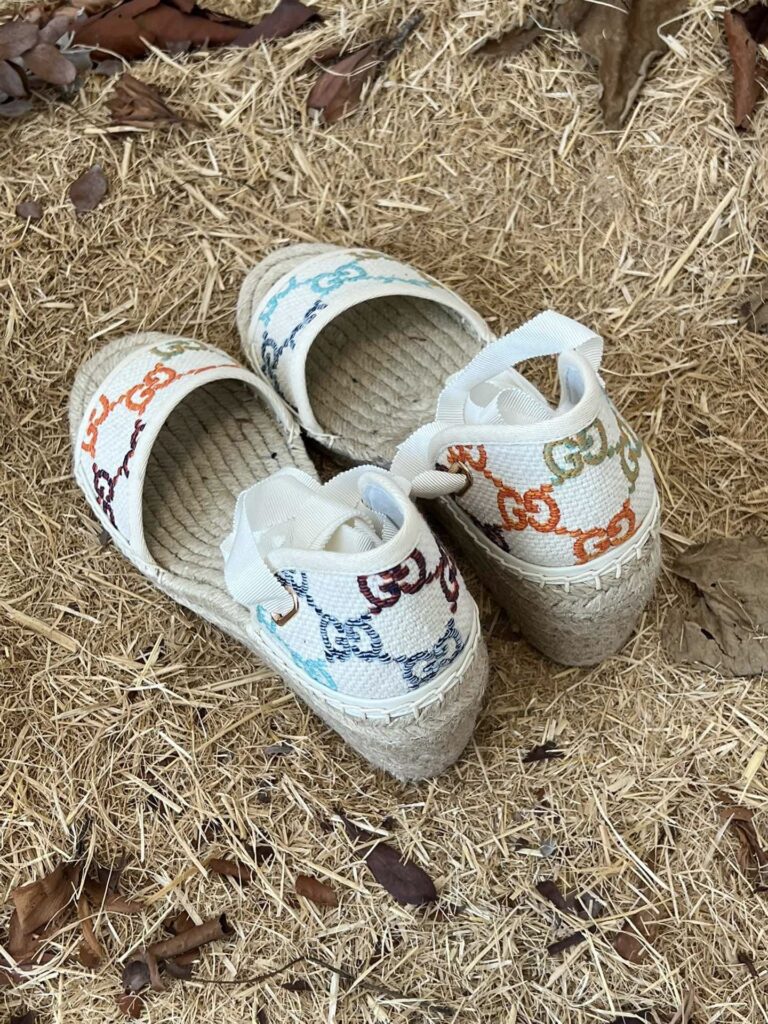 Gucci Women's Platform Espadrille Sandals ?652895 Uft80 8469 - Image 7