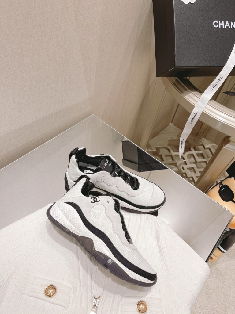 Chanel Sport Sneakers White And Ivory G38294 Y55436 K3165 - Image 4