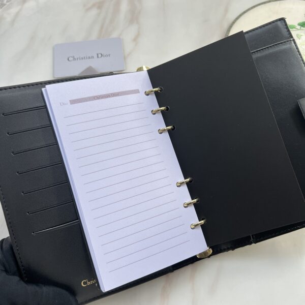 Dior Oblique Jacquard Wallet Black 19Cm - Image 6