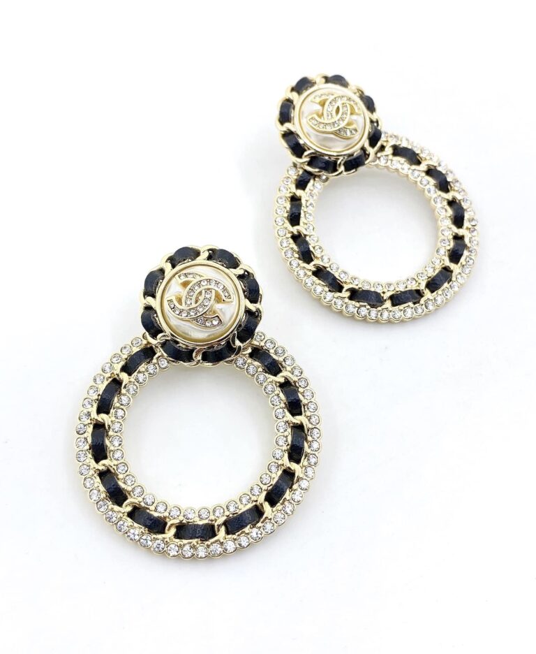 Chanel Hoop Earrings - Image 4