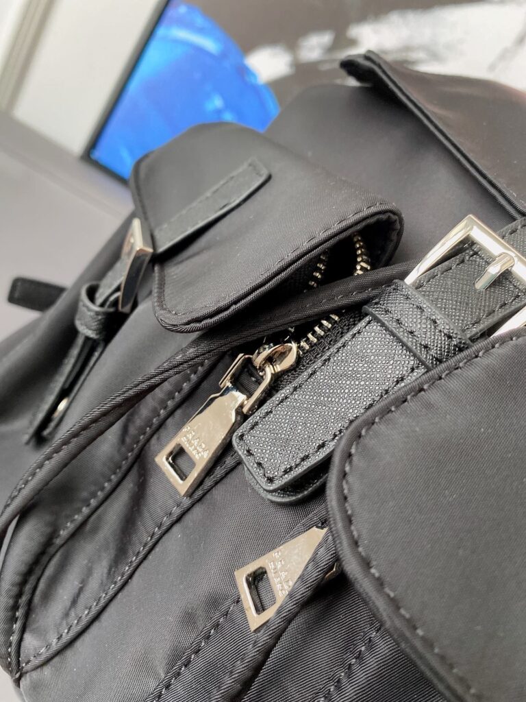Prada Re-Nylon Medium Backpack Black 1Bz677Rv44F0002Vooo - Image 5