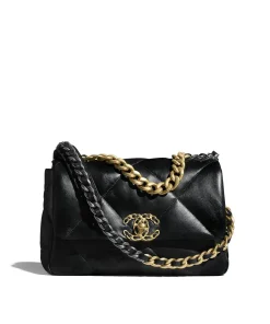 Chanel 19 Handbag Black As1160