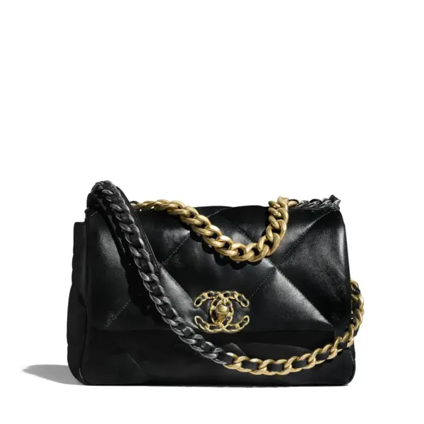 Chanel 19 Handbag Black As1160