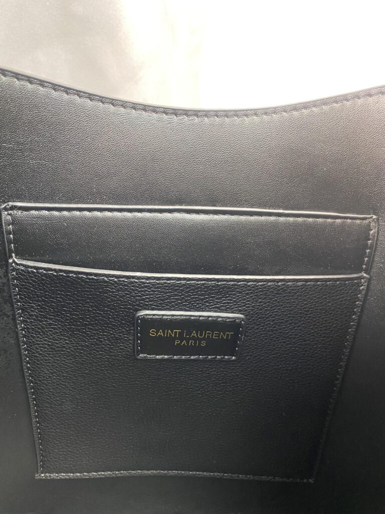 Saint Laurent Le 5 À 7 Soft Small Hobo Bag In Smooth Leather Black 713938Aaauq1000 - Image 8