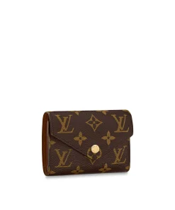 Louis Vuitton Victorine Wallet 12Cm Brown