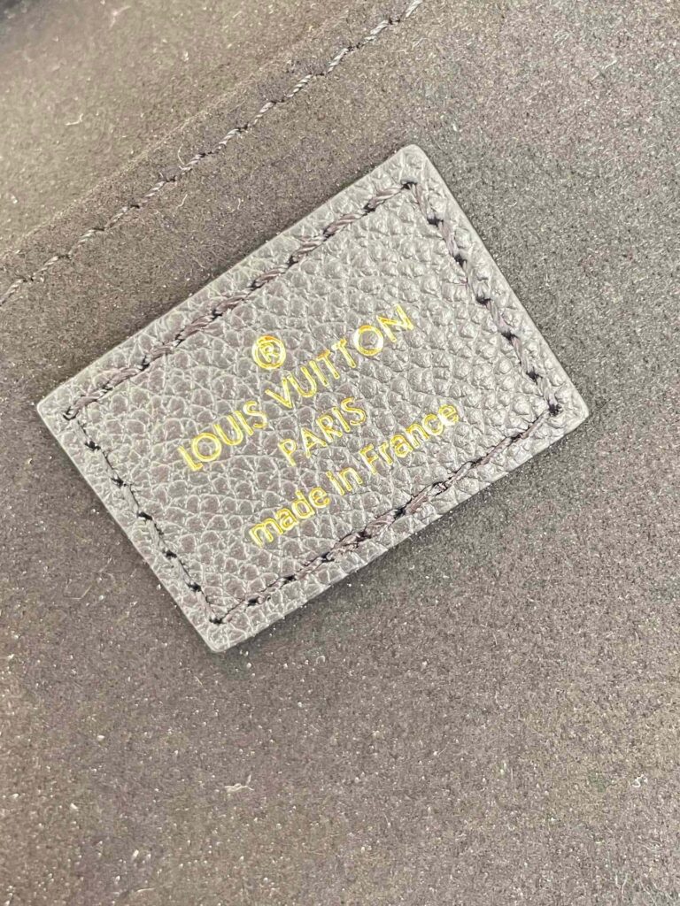 Louis Vuitton Petit Sac Plat 17Cm Black And Beige M57937 - Image 9