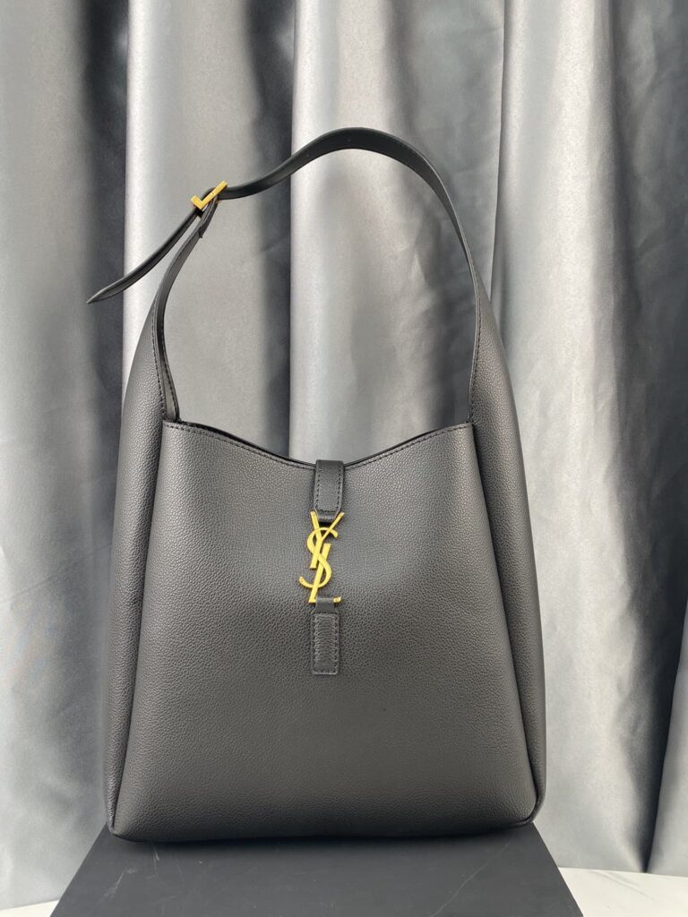 Saint Laurent Le 5 À 7 Soft Small Hobo Bag In Smooth Leather Black 713938Aaauq1000 - Image 5