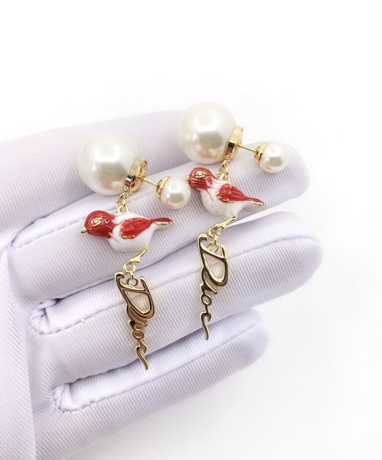 Dior Tribales Red Earrings - Image 5