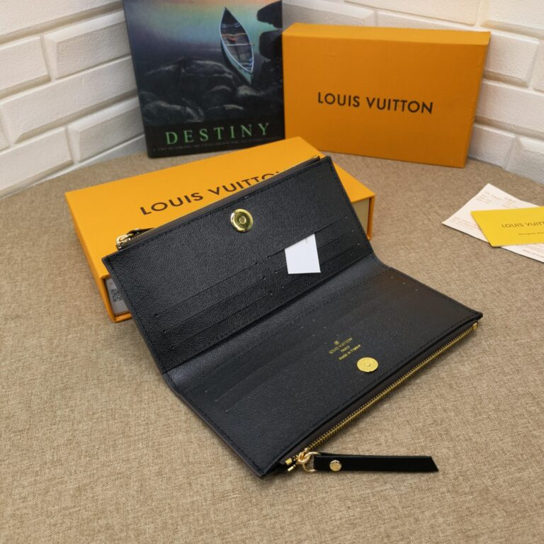 Louis Vuitton Monogram Wallet Adele Black M61269 - Image 3