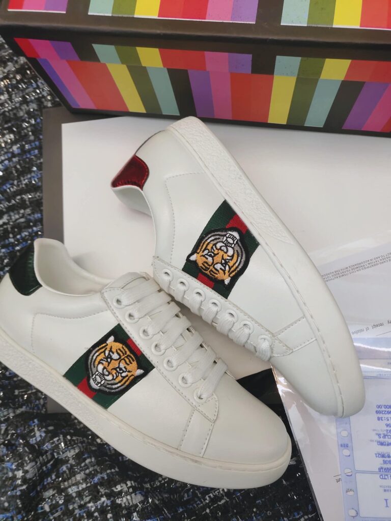 Gucci Ace Embroidered Tiger Sneaker 457132 A38G0 9064 - Image 3