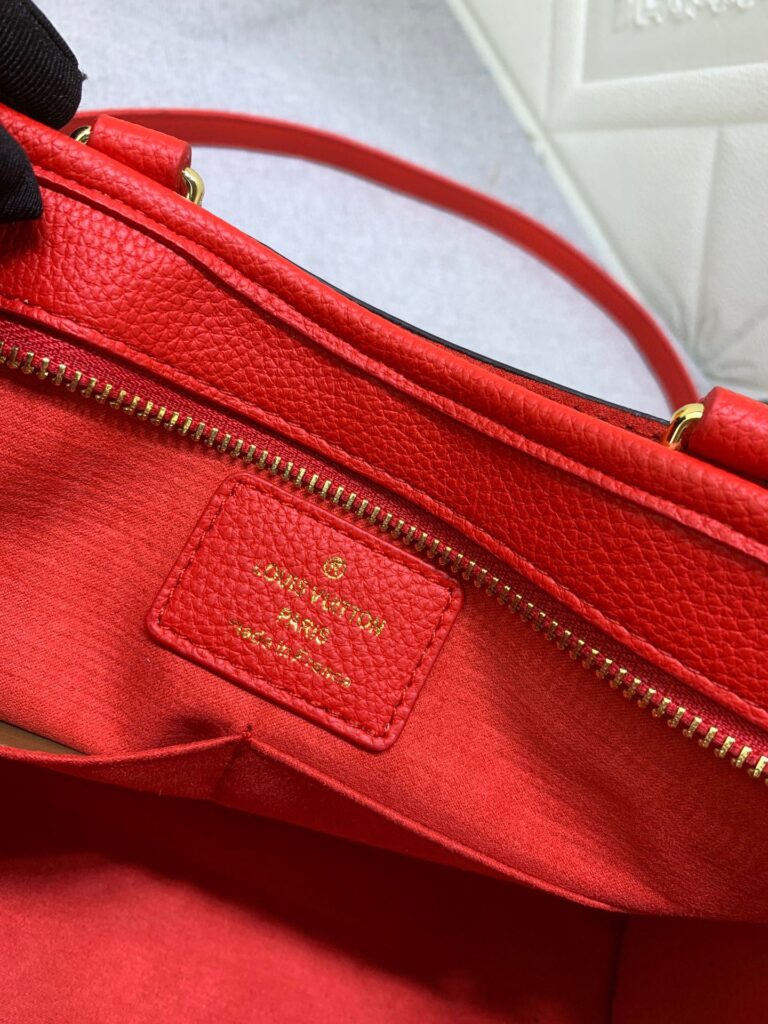 Louis Vuitton Popincourt Mm Tote Bag Monogram Canvas Red - Image 8