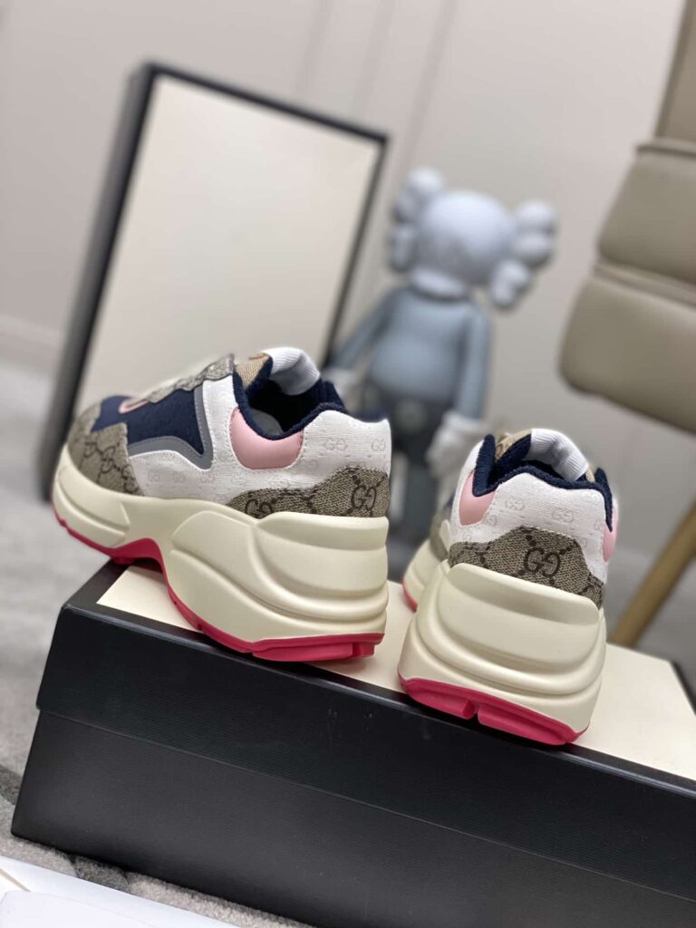 Gucci Wmns Gg Rhyton Beige White Pink 620185 99Wf0 4371 - Image 4