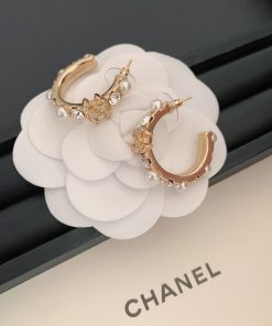 Chanel Hoop Earrings