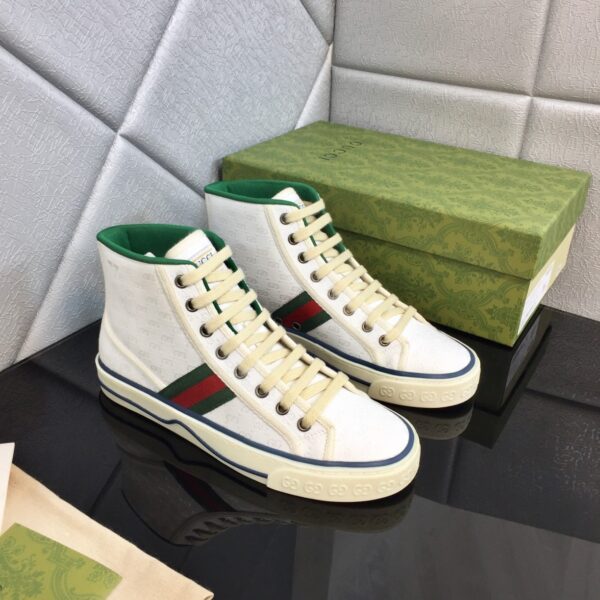 Gucci Tennis 1977 High Top Sneaker White - Image 5