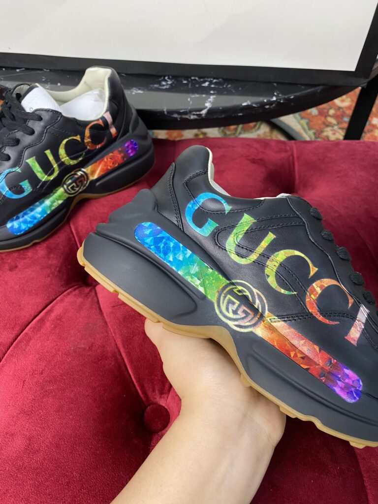 Gucci Wmns Rhyton Iridescent Logo 553608 Drw00 1000 - Image 6