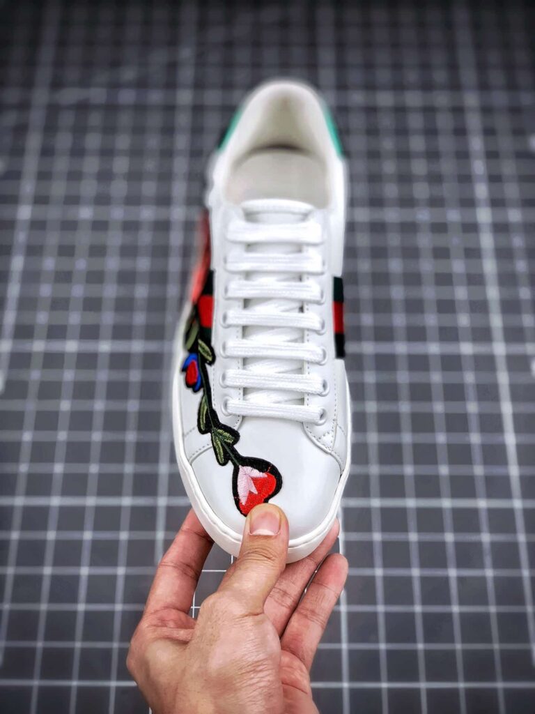 Gucci Wmns Ace Embroidered Floral 431917 A38G0 9064 - Image 6