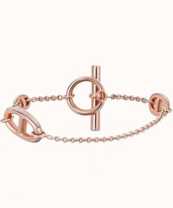 Hermes Farandole Rose Gold Bracelet H107570B 00Sh