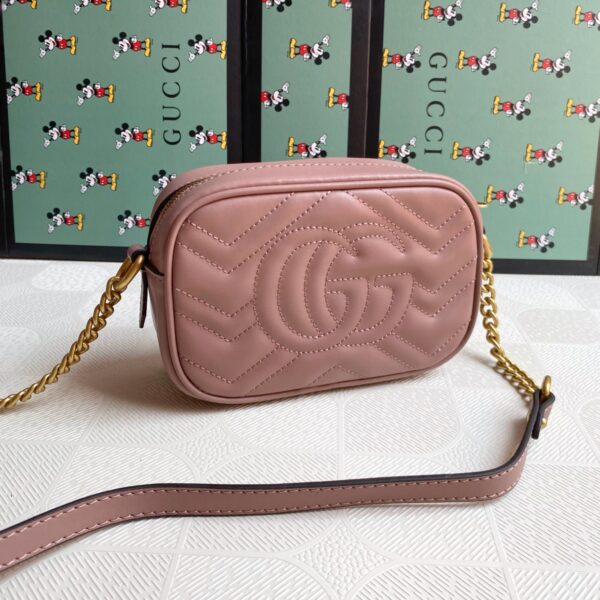 Gucci Marmont Small Matelasse Shoulder Bag 447632 Dtd1T 5729 - Image 5