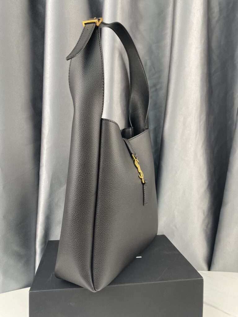 Saint Laurent Le 5 À 7 Soft Small Hobo Bag In Smooth Leather Black 713938Aaauq1000 - Image 3