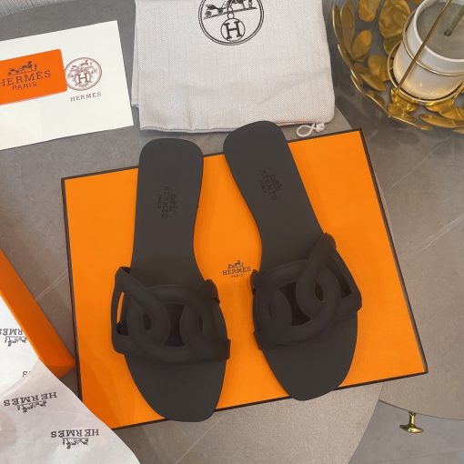 Hermes Aloha Sandal Black H201157Z 02350 - Image 3