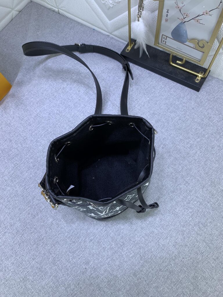 Louis Vuitton Nano Noé Gray Denim 16Cm M46449 - Image 9