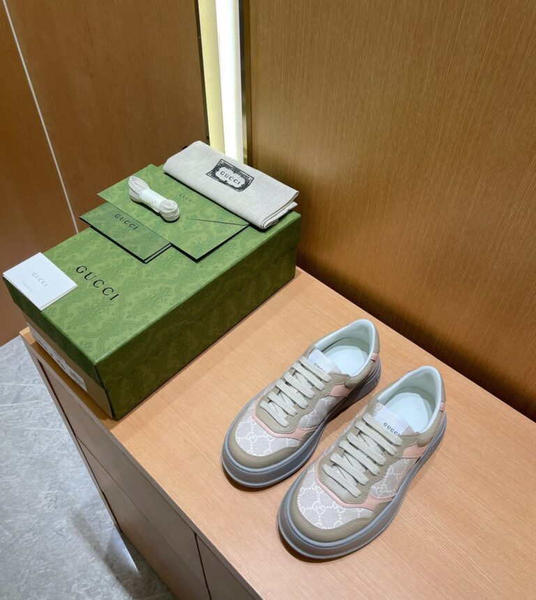 Gucci Women'S Sneaker White And Beige 700775 Upg90 9595 - Image 6