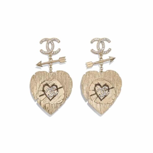 Chanel Heart Earrings