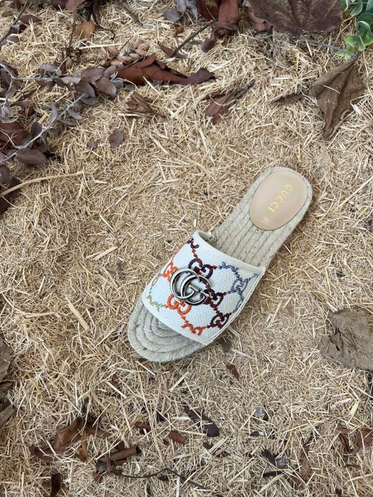 Gucci Women'S Gg Espadrille Slides 678037 Uft70 8470 - Image 9