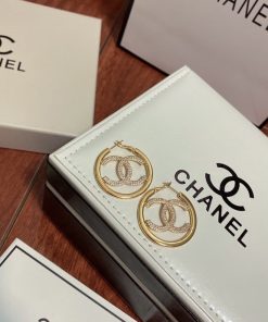 Chanel Gold Cc Earrings
