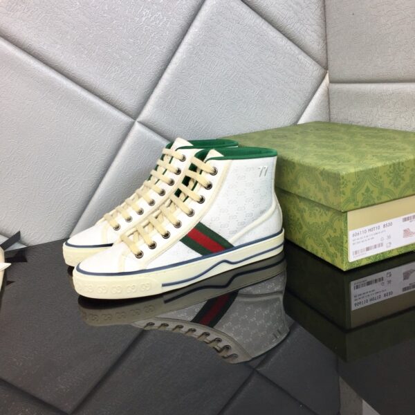 Gucci Tennis 1977 High Top Sneaker White - Image 2