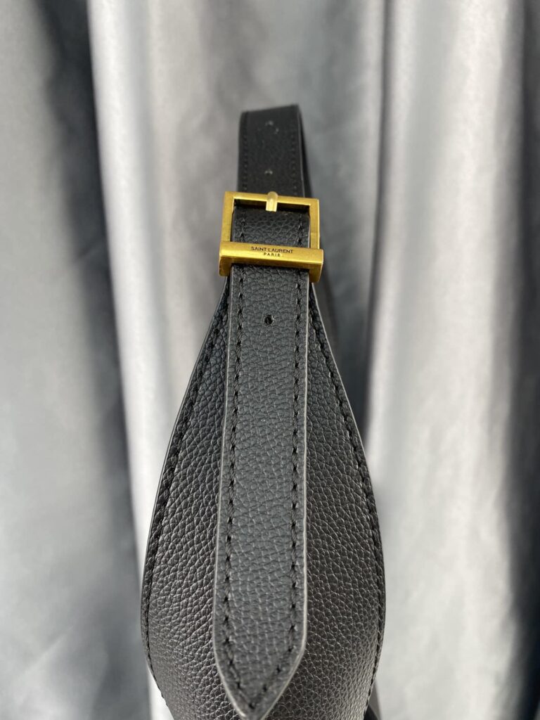 Saint Laurent Le 5 À 7 Soft Small Hobo Bag In Smooth Leather Black 713938Aaauq1000 - Image 9