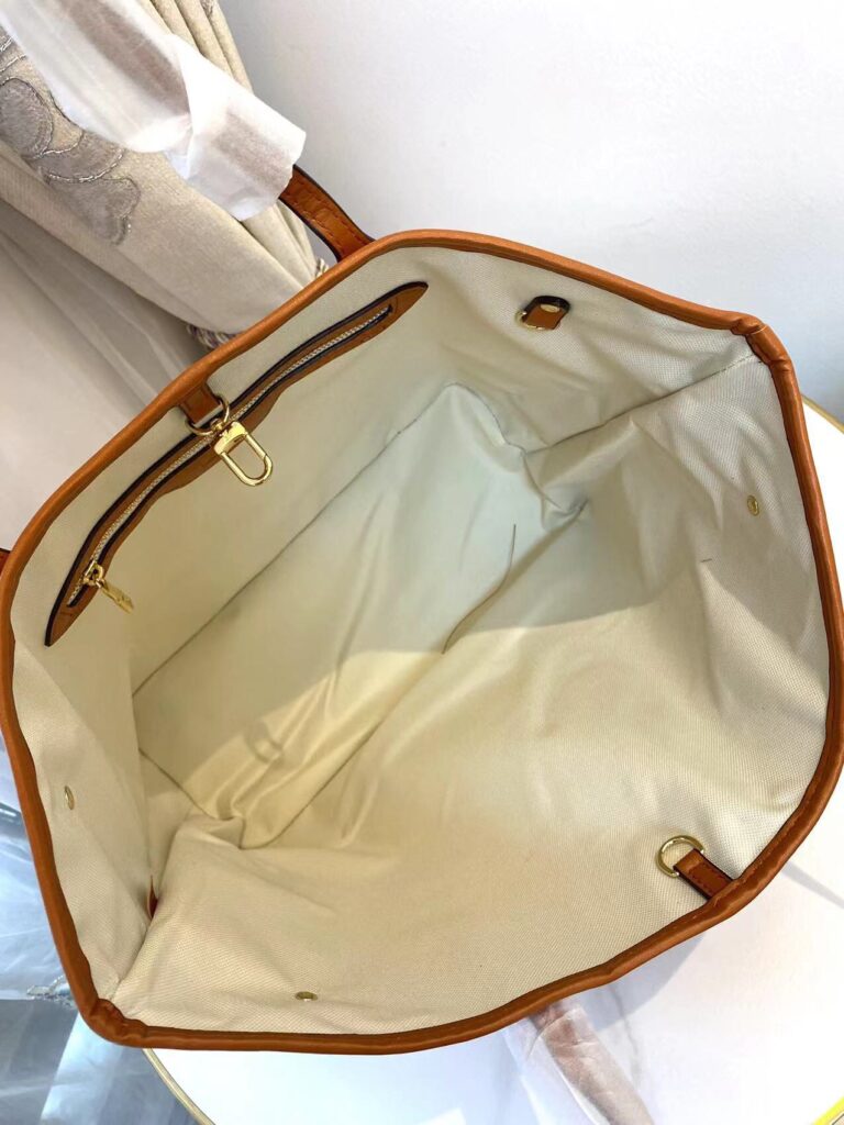 Louis Vuitton Lv Garden Metallic Monogram Neverfull Mm Blue M40995 - Image 5