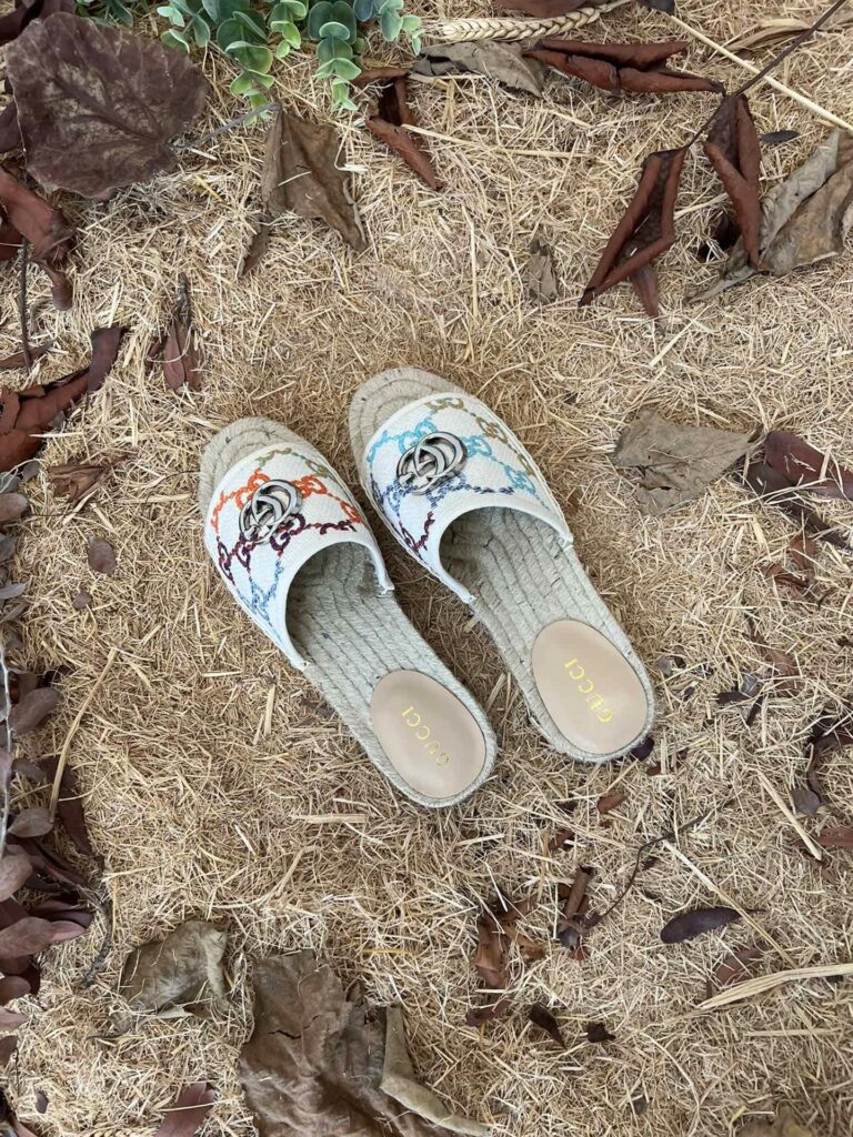 Gucci Women'S Gg Espadrille Slides 678037 Uft70 8470 - Image 6