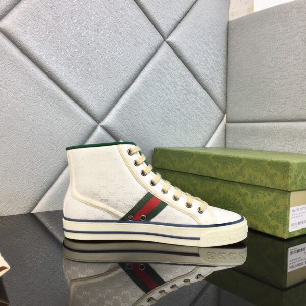 Gucci Tennis 1977 High Top Sneaker White - Image 4
