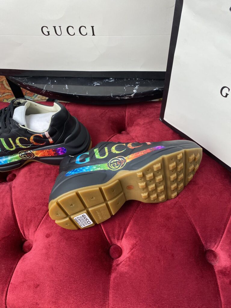 Gucci Wmns Rhyton Iridescent Logo 553608 Drw00 1000 - Image 5